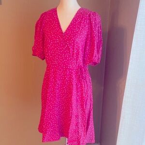 NWT Polka Dot Bubblegum Barbie Pink Dress XS